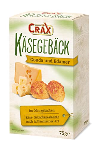 Cräx Käsegebäck mit echtem Gouda und Edamer 75 g (1 x 75 g) von Cräx