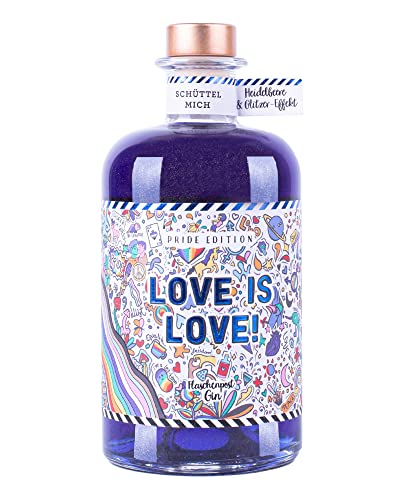 FLASCHENPOST GIN - Handmade Deutscher Premium Gin (1 x 0,5l) (Love is Love - Pride Edition (0,5l)) von Craft Circus
