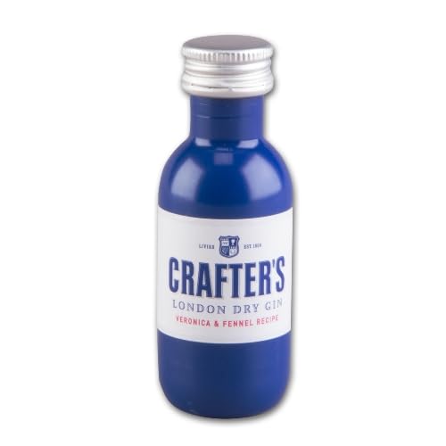 Crafter`s London Dry Gin, 24 x 40 ML, 43% Miniatur, knackig & frisch von Crafter`s