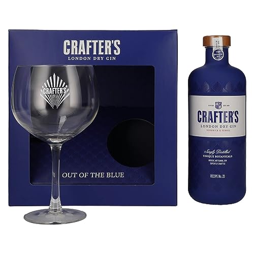 Crafter's London Dry Gin 43% Vol. 0,7l in Geschenkbox mit Glas von Crafters