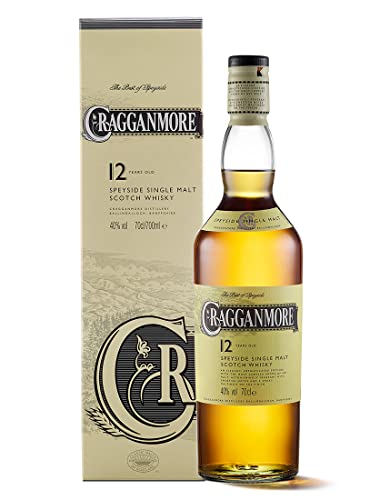 Cragganmore 12 Jahre | Single Malt Scotch Whisky | Aromatischer | Handverlesen Aus Der Speyside | 40% Vol | 700ml Einzelflasche von Cragganmore