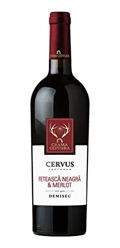 Crama Ceptura | CERVUS CEPTURUM Feteasca Neagra, Merlot – Rotwein halbtrocken aus Rumänien 0.75 L von Crama Ceptura
