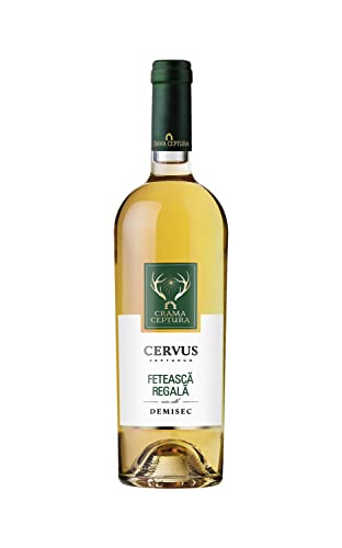 Crama Ceptura | CERVUS CEPTURUM Feteasca Regala – Weißwein halbtrocken aus Rumänien 0.75 L von Crama Ceptura