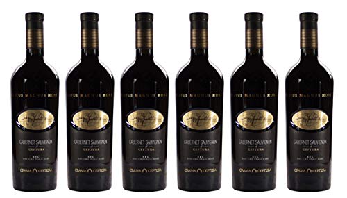 Crama Ceptura | CERVUS MAGNUS MONTE Cabernet Sauvignon – Rotwein trocken aus Rumänien | Weinpaket 6 x 0.75 L DOC-CMD von Crama Ceptura