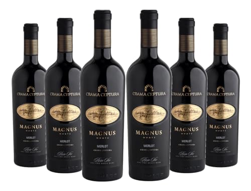 Crama Ceptura | CERVUS MAGNUS MONTE Merlot – Rotwein trocken aus Rumänien | Weinpaket 6 x 0.75 L DOC-CMD Crama Ceptura | CERVUS MAGNUS MONTE Merlot – Rotwein trocken aus Rumänien | Weinpaket 6 x 0.75 L DOC-CMD von Crama Ceptura