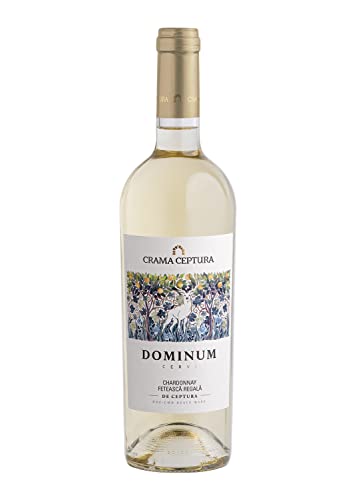 Crama Ceptura | DOMINUM CERVI Feteasca Alba & Chardonnay – Weißwein trocken aus Rumänien | 0.75 L DOC-CMD von Crama Ceptura