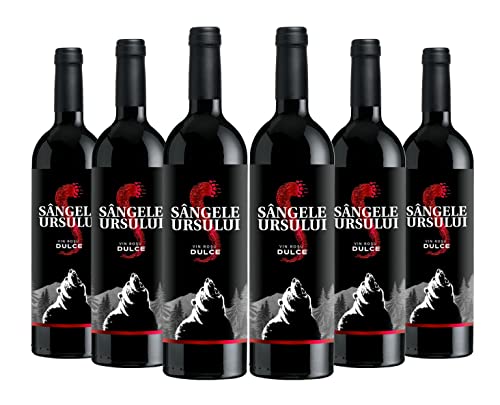 Crama Ceptura | Sangele Ursului – Rotwein süß aus Rumänien | Weinpaket 6 x 0.75 L von Crama Ceptura