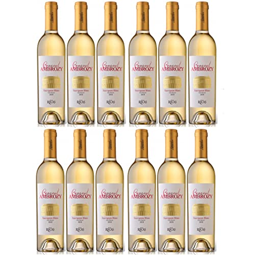 Cramele Recas Conacul Sauvignon Blanc Late Harvets DOC CMD Weißwein Wein Trocken Rumänien I Visando Paket (12 Flaschen) von Cramele Recas