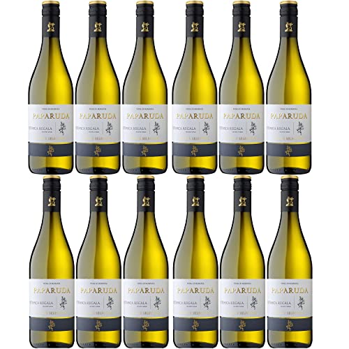 Cramele Recas Paparuda Feteasca Regala Weißwein Wein Halbtrocken Rumänien I Visando Paket (12 Flaschen) von Cramele Recas