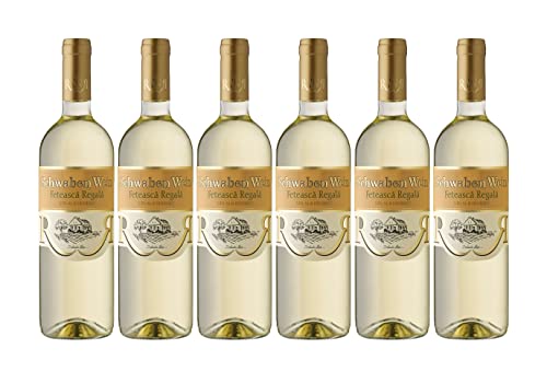 Cramele Recas | SCHWABEN WEIN Feteasca Regala – Weißwein halbtrocken aus Rumänien | Weinpaket 6 x 0,75 L von Cramele Recas