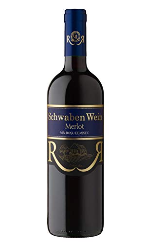 Cramele Recas | SCHWABEN WEIN Merlot – Rotwein halbtrocken aus Rumänien 0,75 L von Cramele Recas