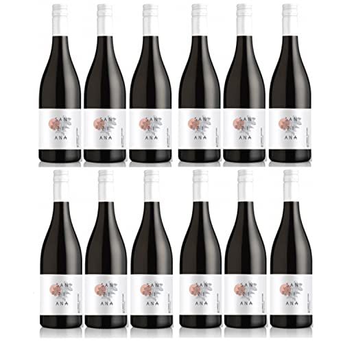 Cramele Recas Sanziana Cabernet Sauvignon Rotwein Wein Trocken Rumänien I Visando Paket (12 Flaschen) von Cramele Recas