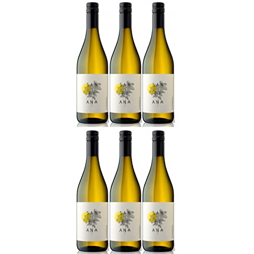 Cramele Recas Sanziana Chardonnay Weißwein Wein Trocken Rumänien I Visando Paket (6 Flaschen) von Cramele Recas