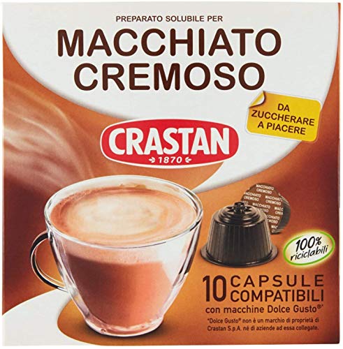 60x Crastan caffè macchiato cremoso Dolce e gusto pads Kapseln KAFFEEKAPSELN von Crastan