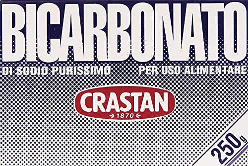 6x Crastan Bicarbonato di sodio purissimo reines Natriumbicarbonat für den Heimgebrauch und für Lebensmittel 250g von Crastan