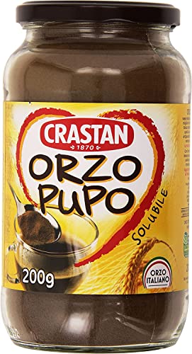 6x Crastan Orzo Pupo italien Instant lösliche Gerste Getreidekaffee Kaffee 200 Gr von Crastan