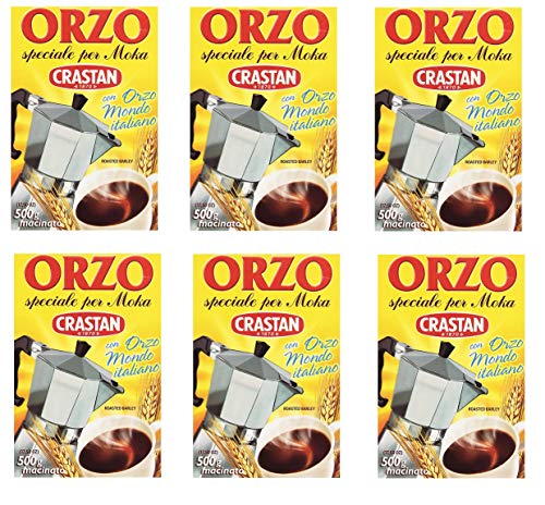 6x Crastan Orzo per moka kaffee Instant lösliche Gerste Getreidekaffee Kaffee 500gr von Crastan 1870