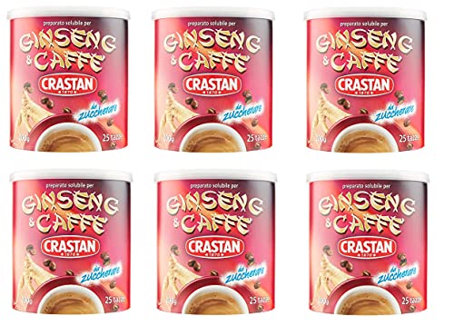 Crastan Instant Ginseng & Kaffee Drink (200 gr 25 Tassen) Original aus Italien! von Crastan 1870