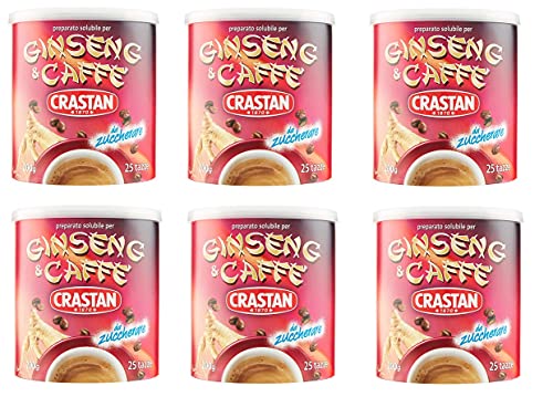 Crastan Instant Ginseng & Kaffee Drink (200 gr 25 Tassen) Original aus Italien! von Crastan