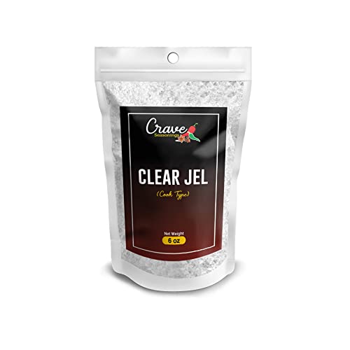 Crave Clear Jel Powder 170 ml Beutel – GVO-freies Kochpulver – zum Einmachen, Kochen und Kuchenfüllung – ohne Geschmack Crave Clear Jel Powder 170 ml Beutel – GVO-freies Kochpulver – zum Einmachen, Kochen und Kuchenfüllung – ohne Geschmack von Crave Seasonings