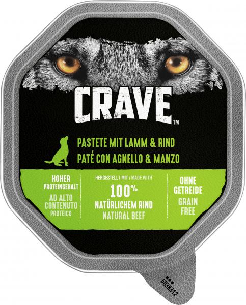 Crave Hund Adult Pastete Lamm & Rind von Crave