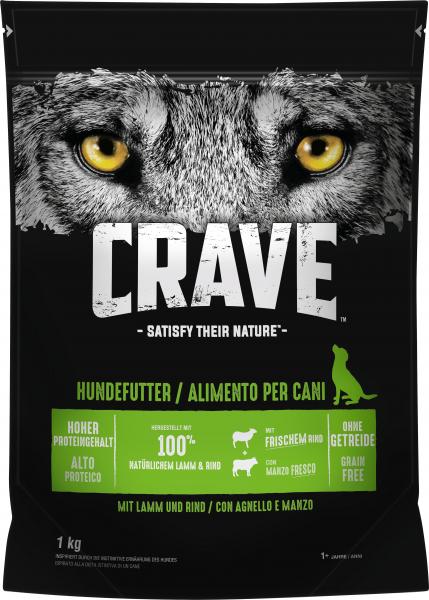 Crave Hundfutter mit Lamm & Rind von Crave
