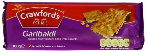Crawfords Garibaldi Kekse, 100 g, 12 Stück von Crawford's