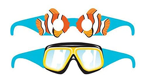 Creative Converting 0 Ocean 6 Count Sunglasses Party Favors,Ocean Party von Creative Converting