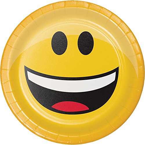 Creative Converting 322170 Show Your Emojions Paper Lunch Plates, Dessert von Creative Converting