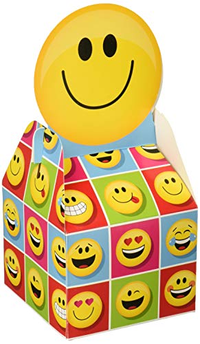 Creative Converting 322180 Show Your Emojions Favor Boxen, 15,2 x 20,3 cm, mehrfarbig von Creative Converting