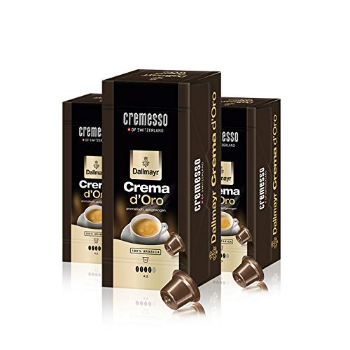 Cremesso Kaffekapseln Dallmayr Crema d'Oro 16 Stück 3er Pack von Cremesso