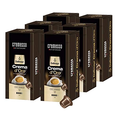 Cremesso Kaffekapseln Dallmayr Crema d'Oro 96 Stück (6 x 16 Stück) von Cremesso