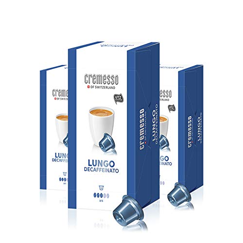 Cremesso Lungo Decaffeinato, 16 Kapseln, 3er Pack von Cremesso