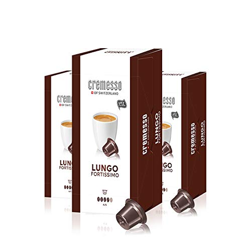 Cremesso Lungo Fortissimo, 16 Kapseln, 3er Pack von Cremesso