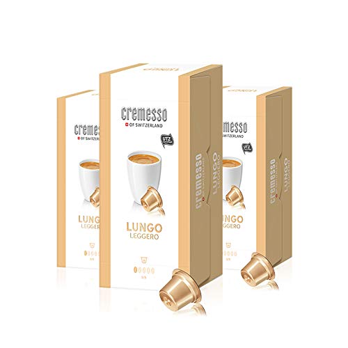 Cremesso Lungo Leggero, 16 Kapseln, 3er Pack von Cremesso