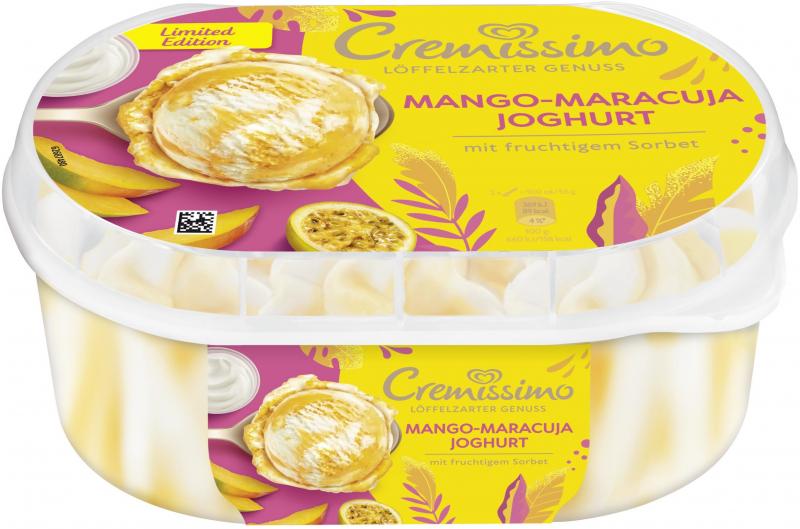 Langnese Cremissimo Mango-Maracuja Joghurt von Cremissimo