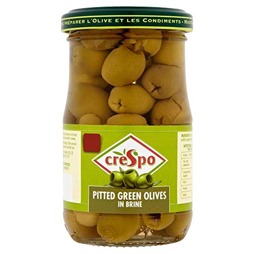 Crespo Große Grüne Oliven - 354g - 2er-Packung von Crespo
