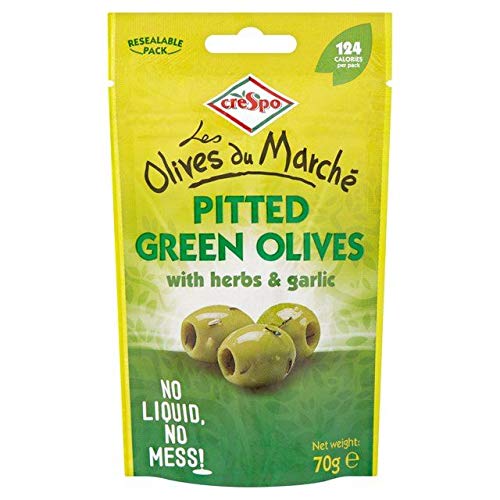 Crespo Olives Green Herbs & Garlic 70g von Crespo