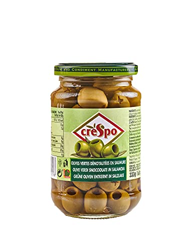 Crespo Pitted Green Olives In Brine 354G von Crespo