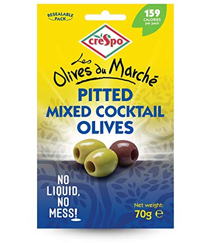 Crespo | Pitted Mixed Cocktail Olives | 2 X 70G von Crespo