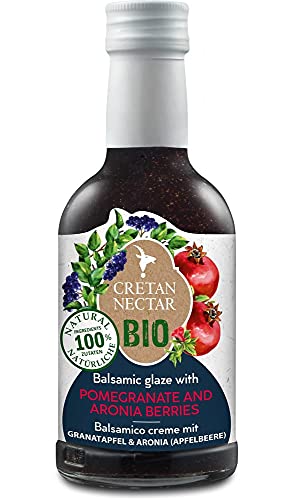 Cretan Nectar - Balsamico Creme mit Granatapfel und Aronia-Beeren BIO 250 ml von Cretan Nectar