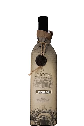 Cricova | Coline Merlot – Rotwein lieblich aus Moldawien 0.75 L von Cricova