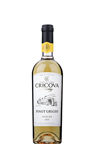 Cricova | Prestige Pinot Grigio – Weißwein trocken aus Moldawien 0.75 L von Cricova