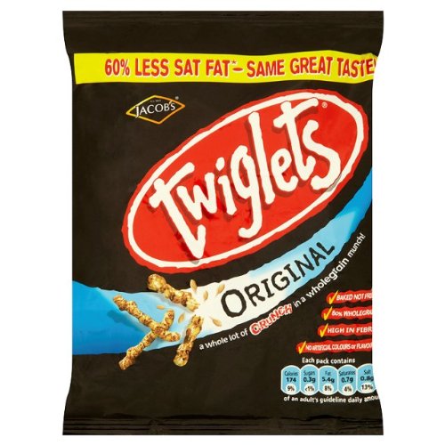Jacob Twiglets Ursprüngliche 12x45g von Crisps