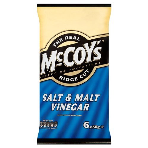McCoys Ridge Cut Crisps Salt & Vinegar 6x6x30g von Crisps