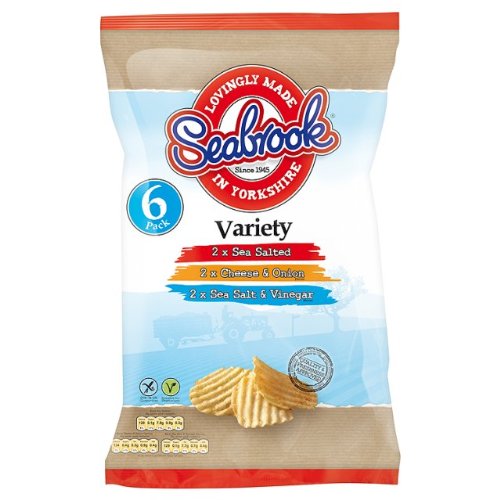 Seabrook Crisps Sortiment 6x6x25g von Crisps