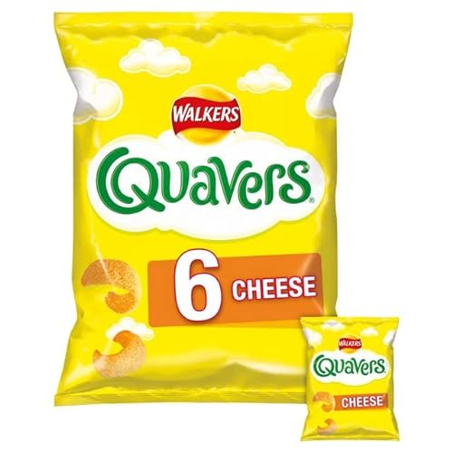 Walkers Cheese Quavers Snacks 6x6x16.5g von Crisps