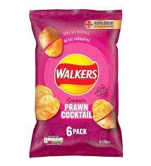 Walkers Crisps Prawn Cocktail 6x6x25g Walkers Crisps Prawn Cocktail 6x6x25g von Crisps