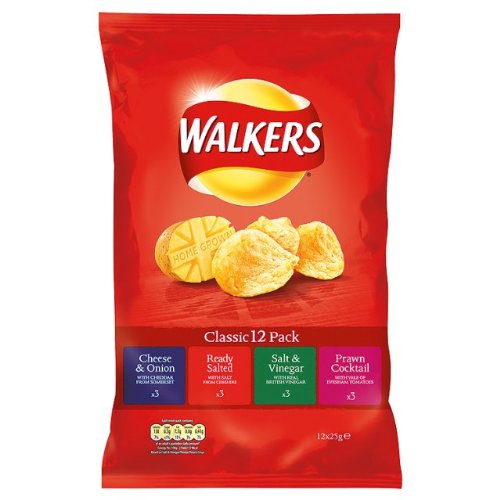 Walkers Crisps Variety 5x12x25g von Crisps