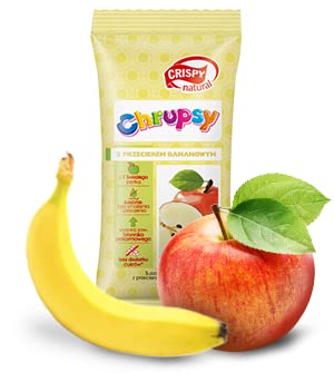 Apfelwürfel mit Bananenpüree, 12g Crispy Natural von Crispy Natural